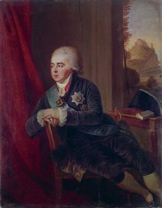 副校长亚历山大·库拉金亲王的画像1752-1818，1801年