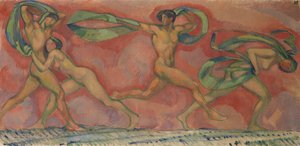 舞蹈门楣，1912年。 作者 路德维希·冯·霍夫曼