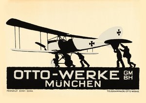 Otto-Werke，慕尼黑，约1915年。