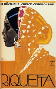 Riquetta Chocolate，1925年 作者 路德维希·霍尔文