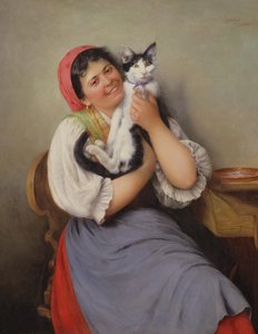 她最喜欢的猫 作者 路德维希·科尔（Ludwig Kohrl）