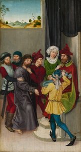 彼拉多之前的基督，复活。 作者 路德维希·尚高（Ludwig Schongauer）