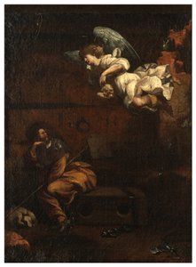 North Transept, 圣罗科祭坛 1635, 45, Genovesino 1645, 监狱死亡公告, 画在右下角