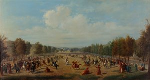 杰里德在卡吉萨纳的比赛c。 1890年 作者 路易吉·夸克酮