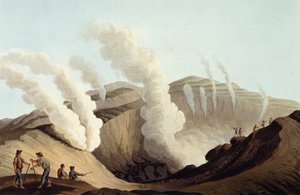 火山岛的火山口 作者 路易吉·梅耶（Luigi Mayer）