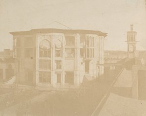 德黑兰。首相府Nezanneh，1858年。 作者 路易吉·佩斯