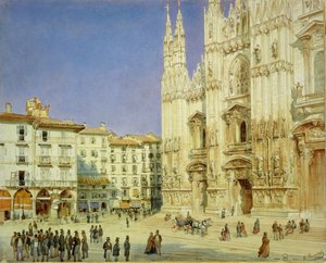 米兰大教堂，1846年 作者 路易吉·普雷马齐（Luigi Premazzi）