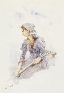 收成女孩 作者 路易吉·罗西（Luigi Rossi）