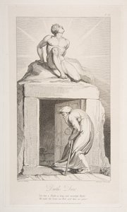 死亡之门，出自《坟墓》，罗伯特-布莱尔的一首诗，1813年3月1日。 作者 路易吉·夏瓦尼蒂（Luigi Schiavonetti）