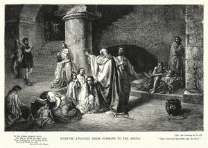 Martyrs awaiting their Summons to the Arena (engraving) 作者 路易吉·祖科利（Luigi Zuccoli）