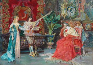 音乐插曲，1881年 作者 路易斯·阿尔瓦雷斯·加泰罗尼亚
