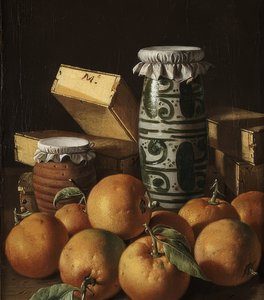 静物与橘子和糖果。约于1764-65年 作者 路易斯·埃吉迪奥·梅伦德斯