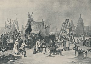 冰冻的泰晤士河博览会，1814年，1920年