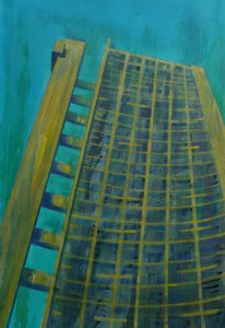 金手指的遗产》，2015 年（布面油画） 作者 卢克·M·沃克