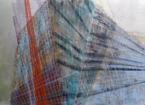 元结构 VI》，2016 年（布面油画）