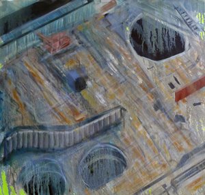 Metastructure V，2015 年（布面油画）