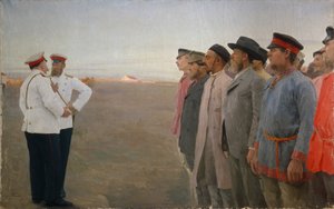 新兵，1904年 作者 卢坎·瓦西里耶维奇·波波夫（Lukjan Vasilievich Popov）