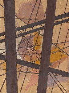 太空部队建设，约1921-1922年。 作者 柳博芙·谢尔盖耶芙娜·波波娃