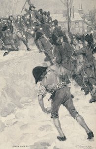 Bonaparte在布赖恩学校进攻雪堡，1896年