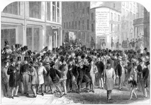1864年，纽约的Kerbstone股票经纪人。 作者 杰克逊