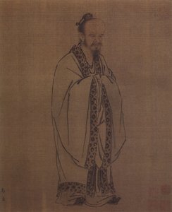 孔子，十二世纪 作者 马媛