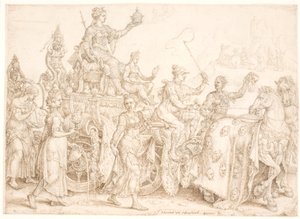 凯旋战车Opulentia（财富） 作者 Maarten van Heemskerck