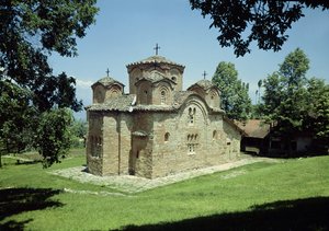 修道院圣Pantaleimon教堂，建于c.1164