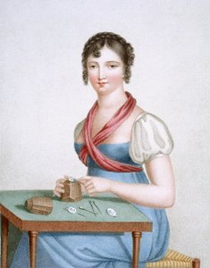 The Printmaker，由Augrand雕刻，1816年
