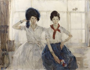 女孩们（布面油画） 作者 玛德琳艾米莉格林