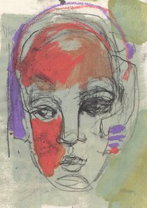 素描本 27，2025 年（蛋彩画、粉彩画、墨水、铅笔，纸本） 作者 