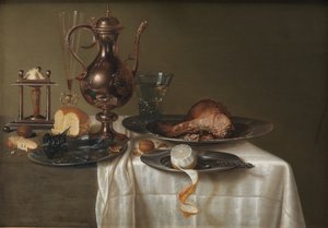 静物早餐作品