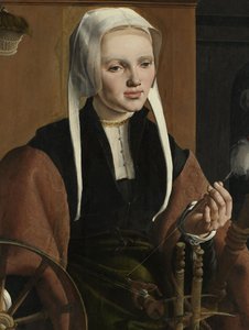 一个女人的肖像，可能是安娜科德，1529年