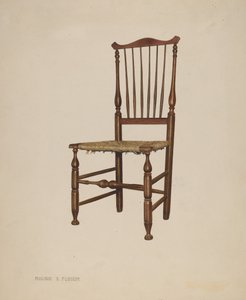 Bastard温莎椅，约1939年。