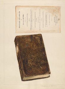 书籍 - 英语语法，约1936年。 作者 马格努斯·S·福萨姆