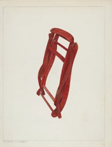 儿童折叠椅，约1938年。 作者 马格努斯·S·福萨姆