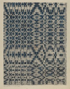 盖毯，约1938年。 作者 马格努斯·S·福萨姆