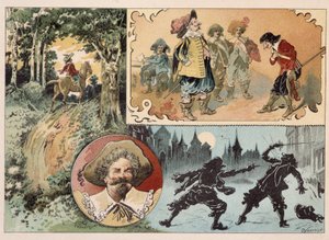 Cyrano de Bergerac，Cyrano de Bergerac 小说插图：“另一个世界”