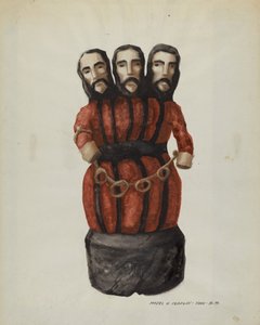 Bulto:圣三一，约1937年。 作者 马杰尔·G·克拉弗林