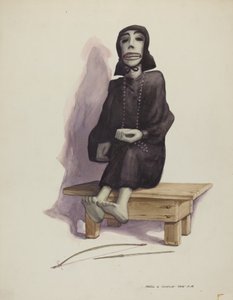 死亡穆尔托的形象，约1937年。 作者 马杰尔·G·克拉弗林