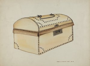 皮套箱，约1937年。 作者 马杰尔·G·克拉弗林