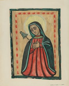 Altarpiece-Our Lady of Sorrows-Our Lady of Sorrows，约1938年。 作者 马杰尔·G·克拉弗林