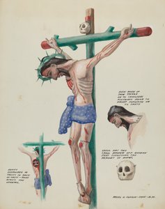 木头画的克里斯托，约1937年。