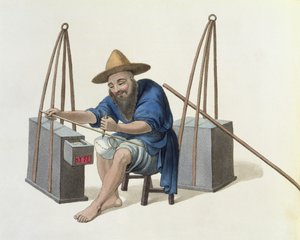 来自中国服饰的28号瓷器，由J. Dadley，1800年雕刻而成