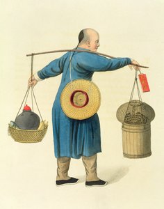 Viper卖家，来自&39;The Costume of China&39;的46号板，由J. Dadley雕刻，1800年