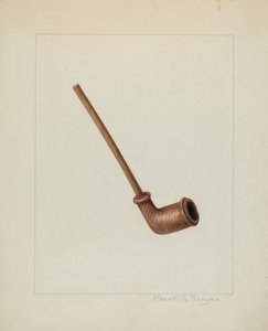 粘土管，约1938年。