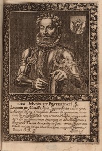 诗人Luís Vaz de Camões（约1524-1580）的肖像，1624年。 作者 曼努埃尔·塞韦里姆·德·法里亚