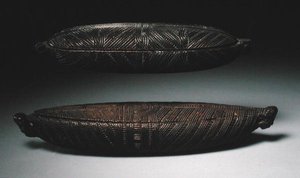 羽毛盒（木制） 作者 毛利人 毛利人