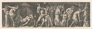 Bacchanalia，约1510-1511年。 作者 马尔坎通尼奥·莱蒙迪