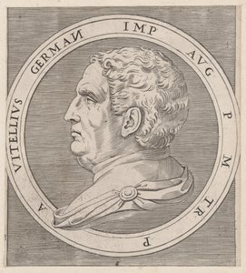 Speculum Romanae Magnificentiae：Vitellius, from The Twelve Caesars, ca. 1500-1534., ca. 1500-1534. 作者 马尔坎通尼奥·莱蒙迪