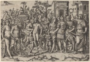 凯旋 作者 Marcantonio Raimondi，在 Jacopo Ripanda 之后
